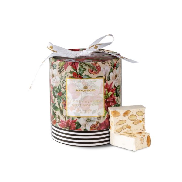 Nougat Gift Box - Poinsettia & Pomegranate