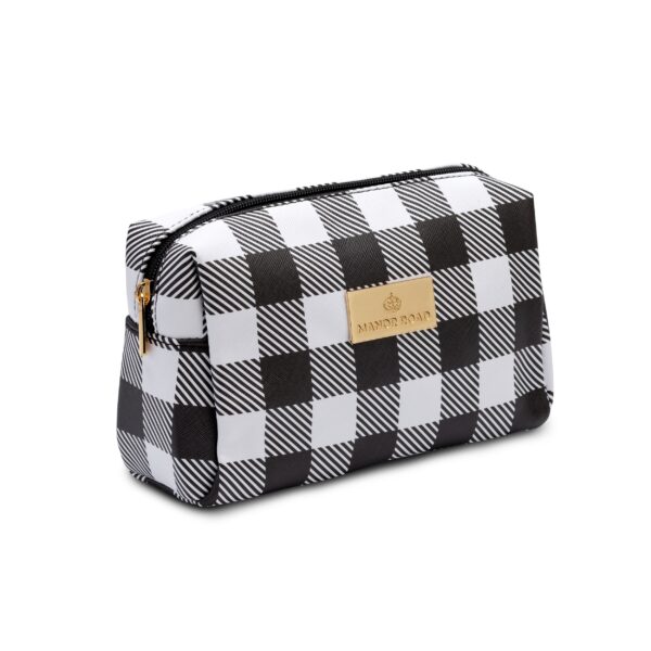 Travel Bag - Black Gingham