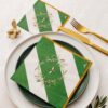 Olive & Bee Napkins - Dinner - Image 3