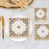 Ornamental Bee Napkins - Luncheon - Image 2