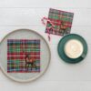 Stag on Tartan Napkins - Luncheon - Image 3